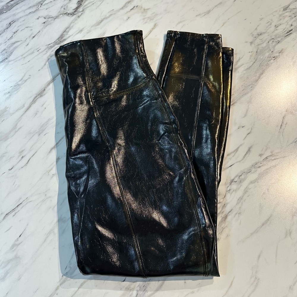 SPANX Shimmering Black Leggings